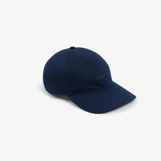 Cappellino con badge in twill di cotone Cappellino con badge in twill di cotone