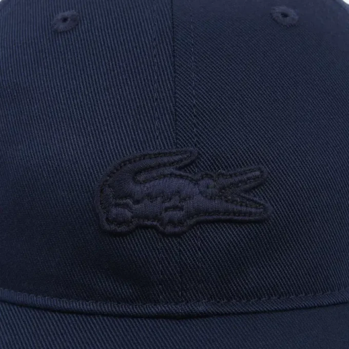 Cappellino con badge in twill di cotone Cappellino con badge in twill di cotone