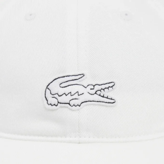 Cappellino con badge in twill di cotone Cappellino con badge in twill di cotone
