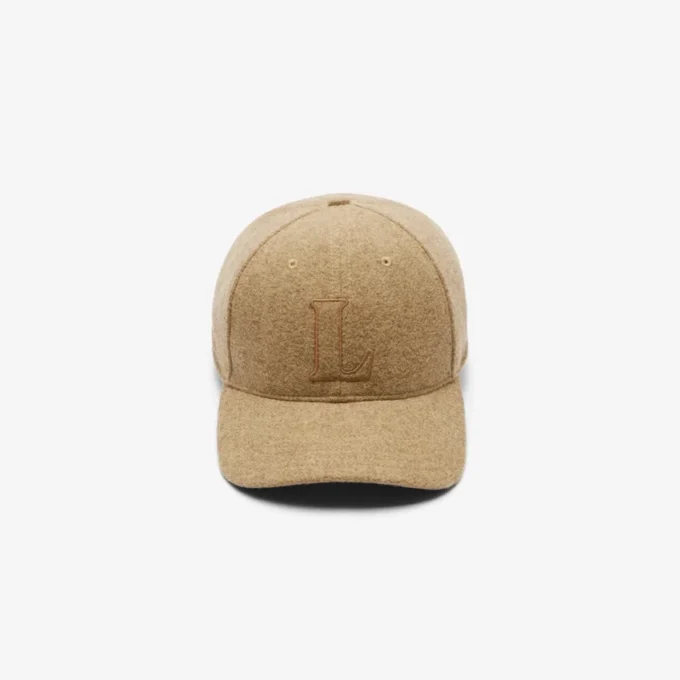 Cappellino da baseball unisex in feltro di lana Cappellino da baseball unisex in feltro di lana
