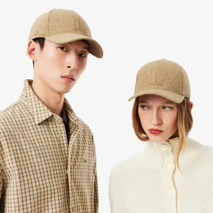 Cappellino da baseball unisex in feltro di lana Cappellino da baseball unisex in feltro di lana