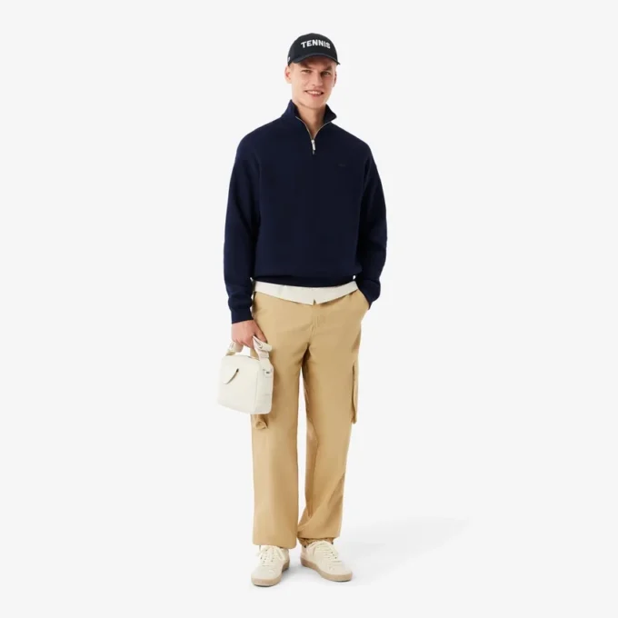 Cappellino in twill di cotone ricamato Cappellino in twill di cotone ricamato
