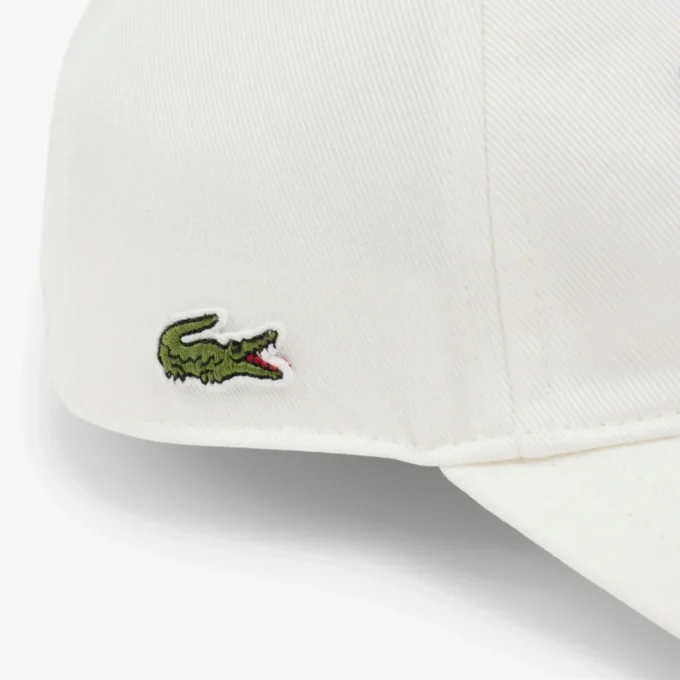 Cappellino in twill di cotone ricamato Cappellino in twill di cotone ricamato
