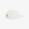 Cappellino in twill di cotone ricamato a righe Cappellino in twill di cotone ricamato a righe