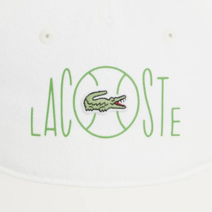 Cappellino in twill di cotone stampato