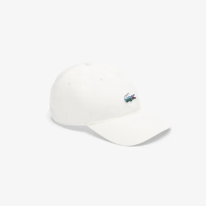 Cappellino unisex in cotone con coccodrillo Cappellino unisex in cotone con coccodrillo