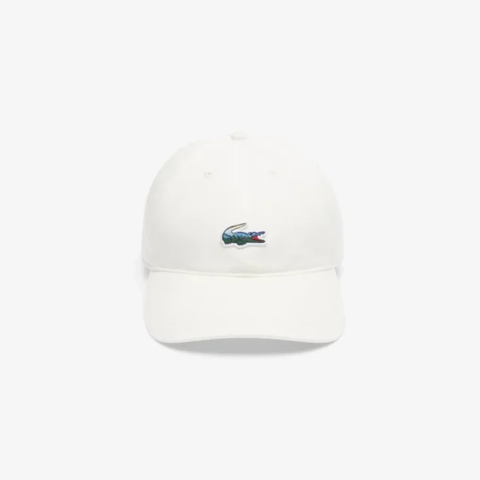 Cappellino unisex in cotone con coccodrillo Cappellino unisex in cotone con coccodrillo