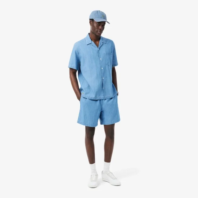 Cappellino unisex in denim di cotone Cappellino unisex in denim di cotone