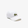 Cappellino unisex in twill di cotone con logo coccodrillo Cappellino unisex in twill di cotone con logo coccodrillo