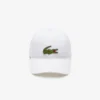 Cappellino unisex in twill di cotone con logo coccodrillo Cappellino unisex in twill di cotone con logo coccodrillo