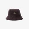Cappello a secchiello da uomo in velluto a coste