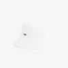 Cappello a secchiello in twill di cotone da donna