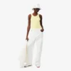 Cappello a secchiello in twill di cotone da donna