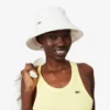 Cappello a secchiello in twill di cotone da donna