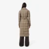 Cappotto avvolgente a quadri idrorepellente da donna Cappotto avvolgente a quadri idrorepellente da donna