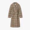 Cappotto avvolgente a quadri idrorepellente da donna Cappotto avvolgente a quadri idrorepellente da donna