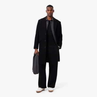 Cappotto Chesterfield da uomo in lana