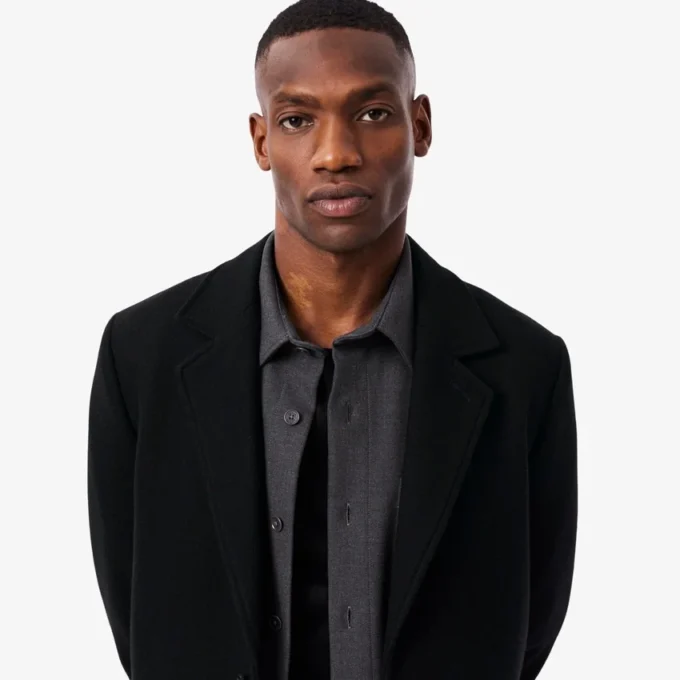 Cappotto Chesterfield da uomo in lana Cappotto Chesterfield da uomo in lana