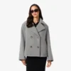 Cappotto corto oversize da donna in misto lana The Blend Cappotto corto oversize da donna in misto lana The Blend