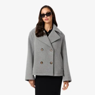Cappotto corto oversize da donna in misto lana The Blend