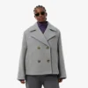 Cappotto corto oversize da donna in misto lana The Blend Cappotto corto oversize da donna in misto lana The Blend
