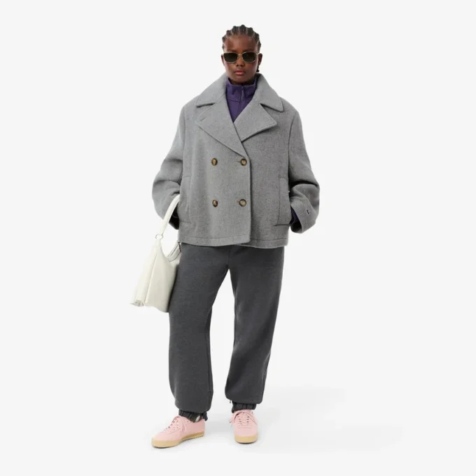 Cappotto corto oversize da donna in misto lana The Blend Cappotto corto oversize da donna in misto lana The Blend