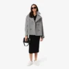 Cappotto corto oversize da donna in misto lana The Blend Cappotto corto oversize da donna in misto lana The Blend