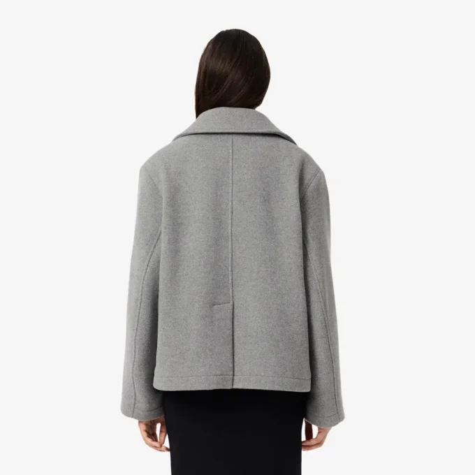 Cappotto corto oversize da donna in misto lana The Blend Cappotto corto oversize da donna in misto lana The Blend