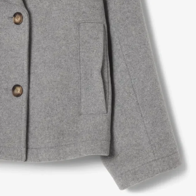 Cappotto corto oversize da donna in misto lana The Blend Cappotto corto oversize da donna in misto lana The Blend