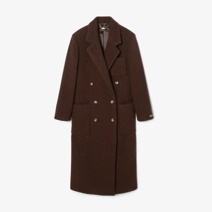 Cappotto da donna in lana a doppio petto Cappotto da donna in lana a doppio petto