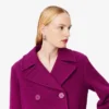 Cappotto da marinaio in lana fiammata Runway Cappotto da marinaio in lana fiammata Runway
