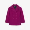 Cappotto da marinaio in lana fiammata Runway Cappotto da marinaio in lana fiammata Runway