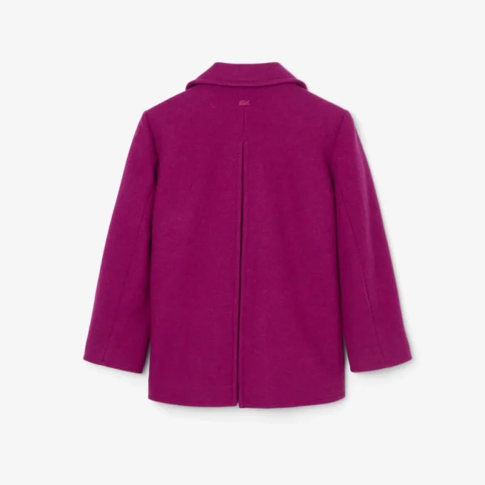Cappotto da marinaio in lana fiammata Runway Cappotto da marinaio in lana fiammata Runway