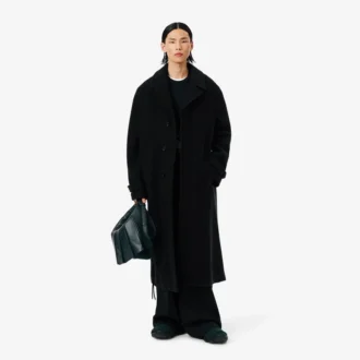 Cappotto in lana cotta Runway