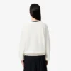 Cardigan da donna in cotone con punto muschio e scollo a V Cardigan da donna in cotone con punto muschio e scollo a V