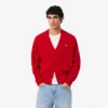 Cardigan da uomo in lana dalla vestibilità comoda Cardigan da uomo in lana dalla vestibilità comoda