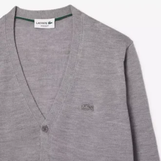 Cardigan da uomo in lana merino