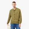 Cardigan da uomo in maglia a costine fluida Cardigan da uomo in maglia a costine fluida