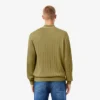 Cardigan da uomo in maglia a costine fluida Cardigan da uomo in maglia a costine fluida
