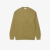 Cardigan da uomo in maglia a costine fluida Cardigan da uomo in maglia a costine fluida