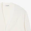 Cardigan da uomo in maglia a costine fluida Cardigan da uomo in maglia a costine fluida