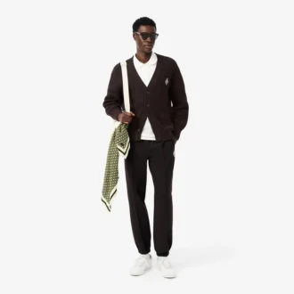 Cardigan in cotone a costine dalla vestibilità comoda