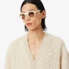 Cardigan in maglia a trecce di cashmere Runway Cardigan in maglia a trecce di cashmere Runway