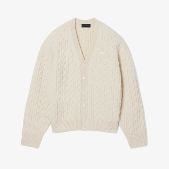 Cardigan in maglia a trecce di cashmere Runway Cardigan in maglia a trecce di cashmere Runway