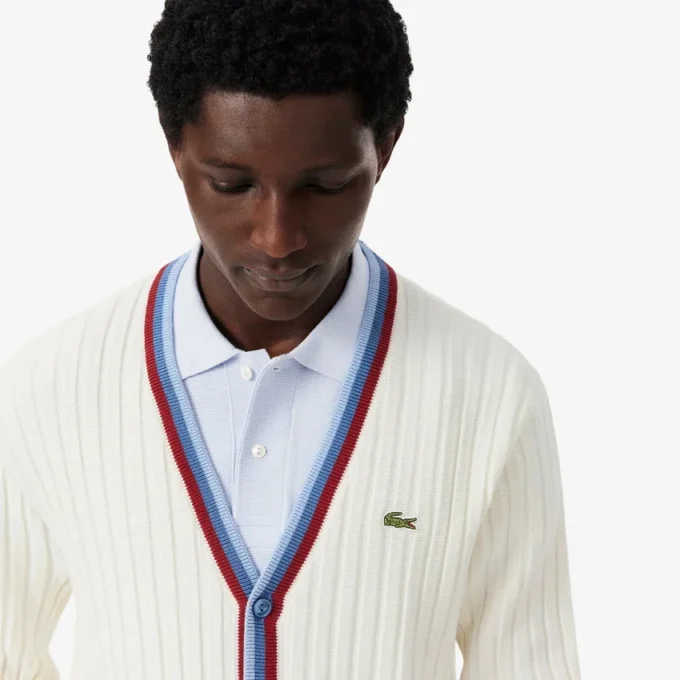 Cardigan in maglia Made in France, edizione d’archivio Cardigan in maglia Made in France, edizione d’archivio