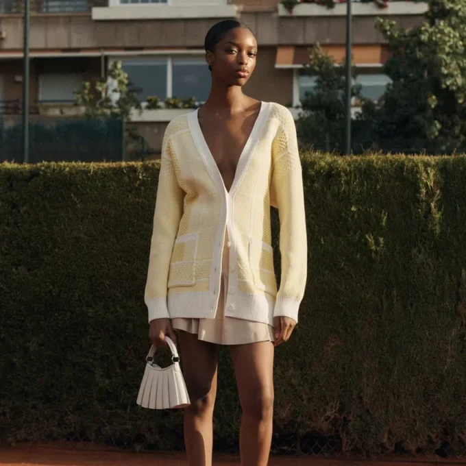 Cardigan lungo Tennis Court Cardigan lungo Tennis Court