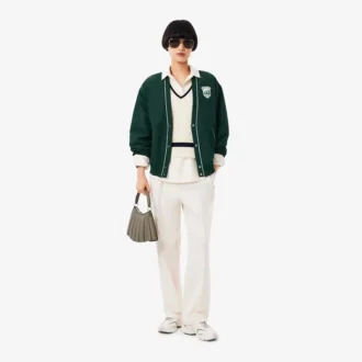 Cardigan oversize imbottito in nylon da donna