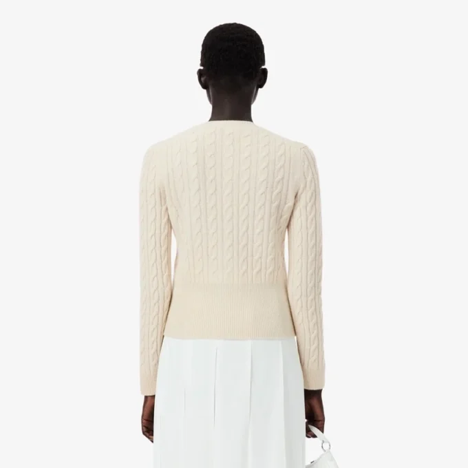 Cardigan Runway in cashmere a trecce Cardigan Runway in cashmere a trecce