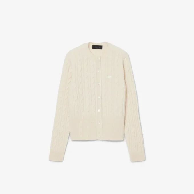 Cardigan Runway in cashmere a trecce Cardigan Runway in cashmere a trecce
