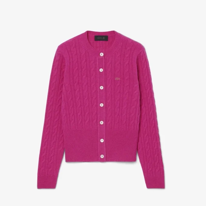 Cardigan Runway in cashmere a trecce Cardigan Runway in cashmere a trecce